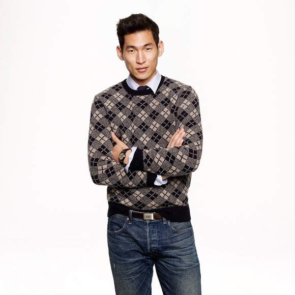 J. Crew Other - NWT J.Crew Medium argyle lambswool sweater